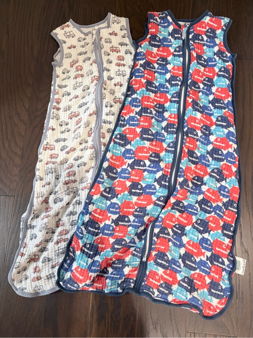 Kids Sleeveless Zip Sleep Sack - set of 2